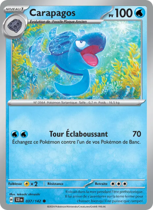 Carte Pokémon Carapagos 037/142 – Couronne Stellaire