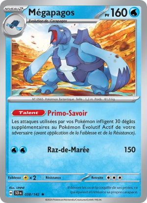 Carte Pokémon Mégapagos 038/142 – Couronne Stellaire