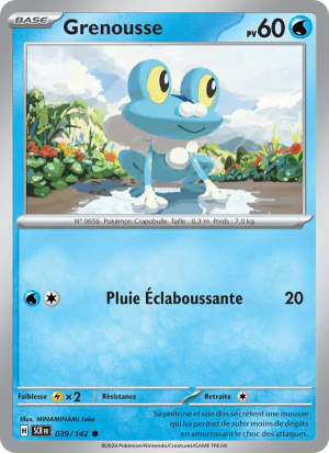 Carte Pokémon Grenousse 039/142 – Couronne Stellaire