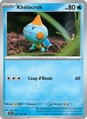 Carte Pokémon Khélocrok 043/142 – Couronne Stellaire