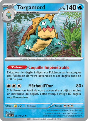 Carte Pokémon Torgamord 044/142 – Couronne Stellaire