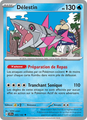 Carte Pokémon Délestin 045/142 – Couronne Stellaire