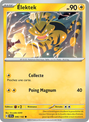 Carte Pokémon Élektek 046/142 – Couronne Stellaire