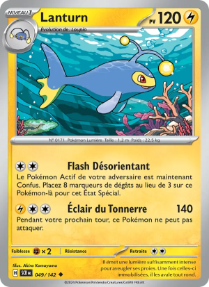 Carte Pokémon Lanturn 049/142 – Couronne Stellaire