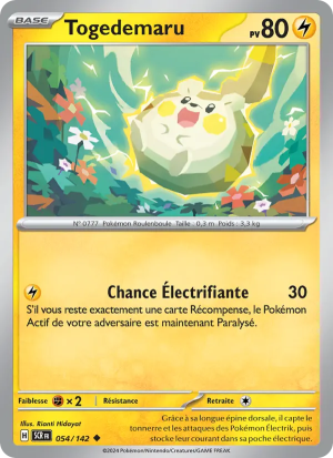 Carte Pokémon Togedemaru 054/142 – Couronne Stellaire