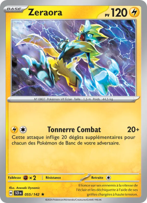 Carte Pokémon Zeraora 055/142 – Couronne Stellaire