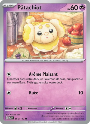 Carte Pokémon Pâtachiot 066/142 – Couronne Stellaire