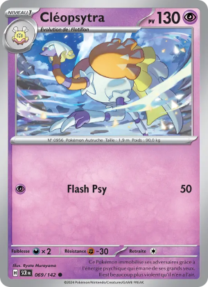 Carte Pokémon Cléopsytra 069/142 – Couronne Stellaire