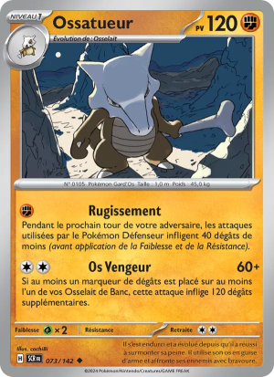 Carte Pokémon Ossatueur 073/142 – Couronne Stellaire