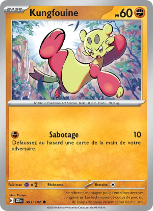 Carte Pokémon Kungfouine 083/142 – Couronne Stellaire