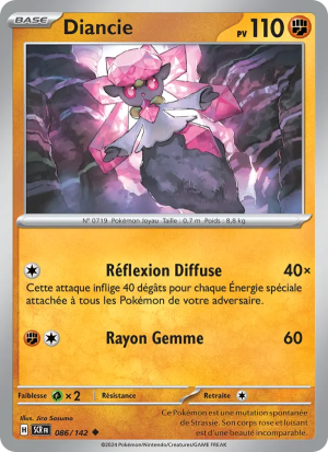 Carte Pokémon Diancie 086/142 – Couronne Stellaire