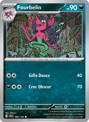 Carte Pokémon Fourbelin 095/142 – Couronne Stellaire