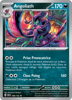 Carte Pokémon Angoliath 096/142 – Couronne Stellaire