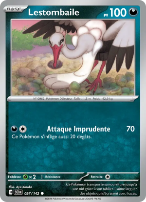 Carte Pokémon Lestombaile 097/142 – Couronne Stellaire