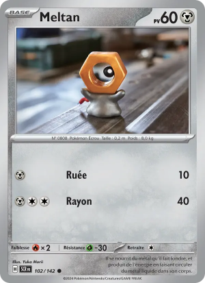 Carte Pokémon Meltan 102/142 – Couronne Stellaire