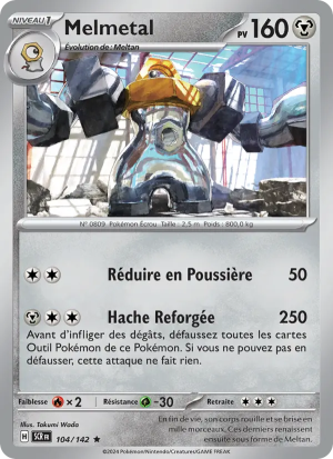 Carte Pokémon Melmetal 104/142 – Couronne Stellaire