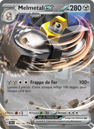 Carte Pokémon Melmetal ex 105/142 – Couronne Stellaire