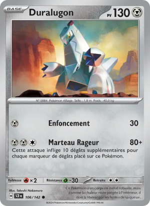 Carte Pokémon Duralugon 106/142 – Couronne Stellaire