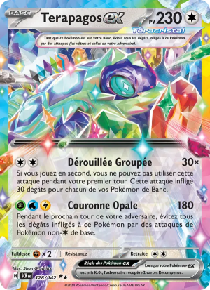 Carte Pokémon Terapagos ex 128/142 – Couronne Stellaire