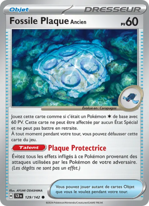 Carte Pokémon Fossile Plaque Ancien 129/142 – Couronne Stellaire