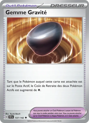 Carte Pokémon Gemme Gravité 137/142 – Couronne Stellaire