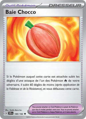 Carte Pokémon Baie Chocco 140/142 – Couronne Stellaire