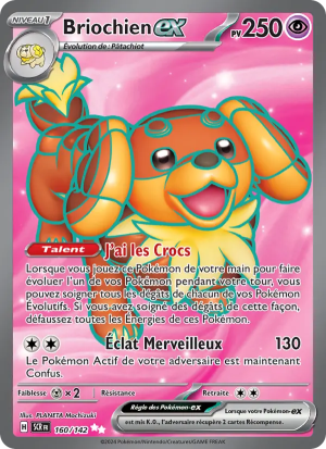 Carte Pokémon Briochien ex 160/142 – Couronne Stellaire