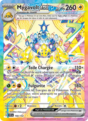Carte Pokémon Mygavolt ex 168/142 – Couronne Stellaire