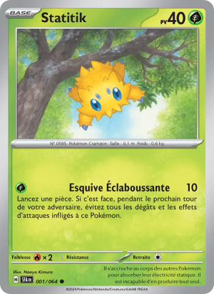 Carte Pokémon Statitik 001/064 – Fable Nébuleuse