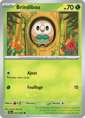 Carte Pokémon Brindibou 003/064 – Fable Nébuleuse