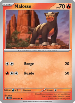 Carte Pokémon Malosse 007/064 – Fable Nébuleuse