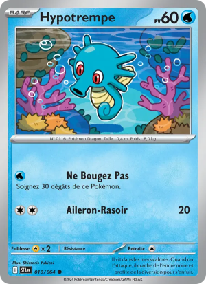 Carte Pokémon Hypotrempe 010/064 – Fable Nébuleuse
