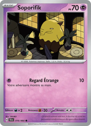 Carte Pokémon Soporifik 016/064 – Fable Nébuleuse