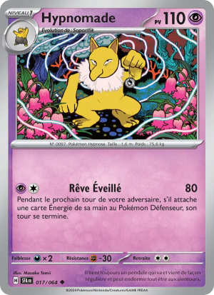 Carte Pokémon Hypnomade 017/064 – Fable Nébuleuse