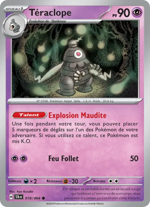 Carte Pokémon Téraclope 019/064 – Fable Nébuleuse