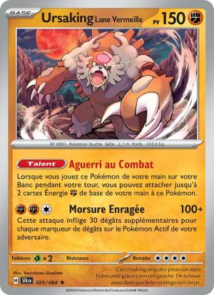 Carte Pokémon Ursaking Lune Vermeille 025/064 – Fable Nébuleuse