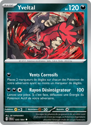 Carte Pokémon Yveltal 035/064 – Fable Nébuleuse