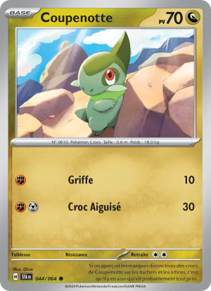 Carte Pokémon Coupenotte 044/064 – Fable Nébuleuse