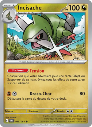 Carte Pokémon Incisache 045/064 – Fable Nébuleuse