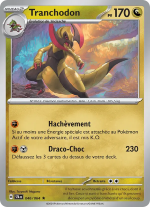 Carte Pokémon Tranchodon 046/064 – Fable Nébuleuse