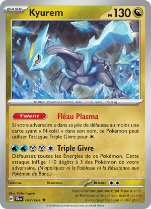 Carte Pokémon Kyurem 047/064 – Fable Nébuleuse