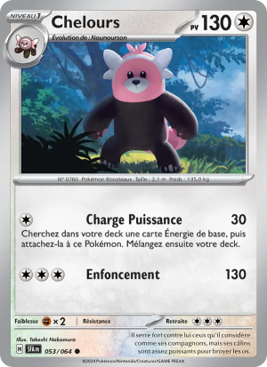 Carte Pokémon Chelours 053/064 – Fable Nébuleuse