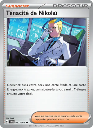 Carte Pokémon Ténacité de Nikolaï 057/064 – Fable Nébuleuse