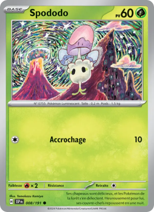 Carte Pokémon Spododo 008/191 – Étincelles Déferlantes