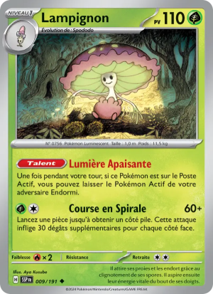 Carte Pokémon Lampignon 009/191 – Étincelles Déferlantes