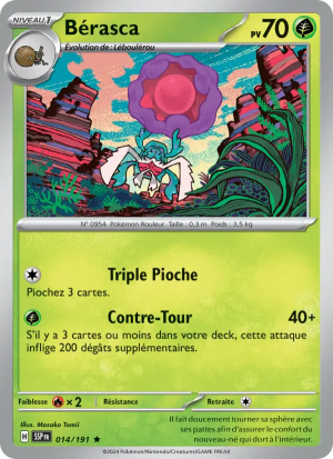 Carte Pokémon Bérasca 014/191 – Étincelles Déferlantes