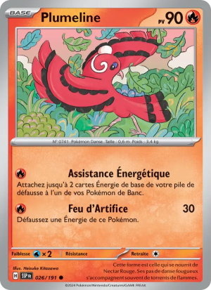 Carte Pokémon Plumeline 026/191 – Étincelles Déferlantes