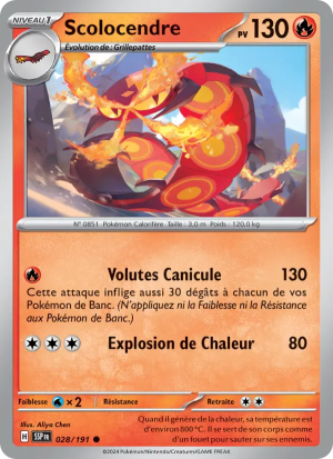 Carte Pokémon Scolocendre 028/191 – Étincelles Déferlantes