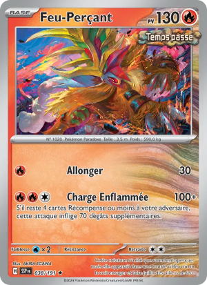 Carte Pokémon Feu-Perçant 038/191 – Étincelles Déferlantes