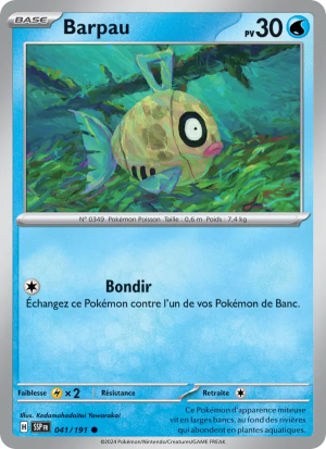 Carte Pokémon Barpau 041/191 – Étincelles Déferlantes
